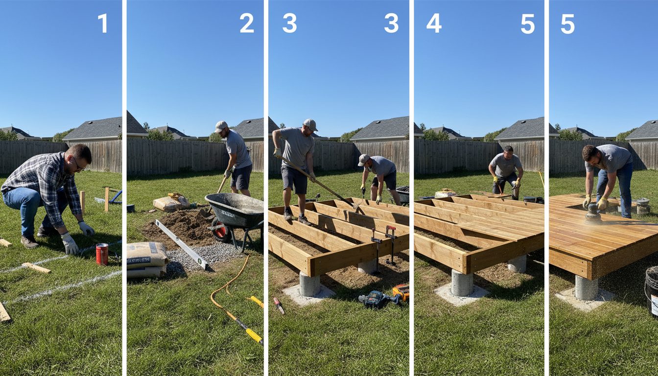 découvrez les étapes essentielles pour poser une terrasse en bois et réussir votre projet d'aménagement extérieur facilement et efficacement.